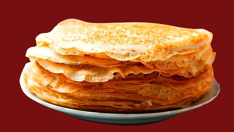 Diät Pancakes op Kefir